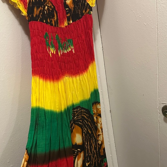 Colorful Rasta Maxi Dress - Picture 4 of 4